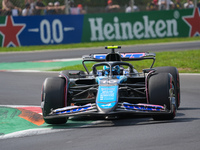 Pierre Gasly of France drives the (10) BWT Alpine F1 Team A524 Renault during the Formula 1 Pirelli Gran Premio d'Italia 2024 in Monza, Ital...