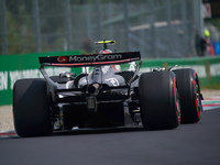 Nico Hulkenberg of Germany drives the (27) MoneyGram Haas F1 Team VF-24 Ferrari during the Formula 1 Pirelli Gran Premio d'Italia 2024 in Mo...