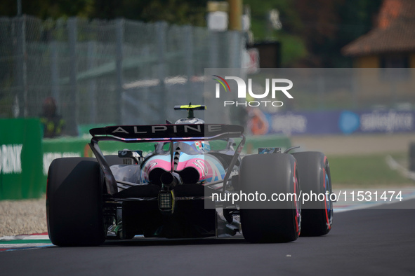 Pierre Gasly of France drives the (10) BWT Alpine F1 Team A524 Renault during the Formula 1 Pirelli Gran Premio d'Italia 2024 in Monza, Ital...