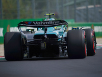 Fernando Alonso of Spain drives the (14) Aston Martin Aramco Cognizant F1 Team AMR24 Mercedes during the Formula 1 Pirelli Gran Premio d'Ita...