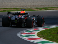 Max Verstappen of the Netherlands drives the Oracle Red Bull Racing RB20 Honda RBPT during the Formula 1 Pirelli Gran Premio d'Italia 2024 i...