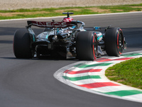 George Russell of the UK drives the (63) Mercedes-AMG Petronas F1 Team F1 W15 E Performance Mercedes during the Formula 1 Pirelli Gran Premi...