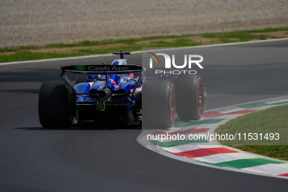 Esteban Ocon of France drives the (31) BWT Alpine F1 Team A524 Renault during the Formula 1 Pirelli Gran Premio d'Italia 2024 in Monza, Ital...