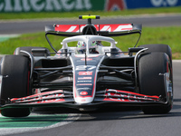 Nico Hulkenberg of Germany drives the (27) MoneyGram Haas F1 Team VF-24 Ferrari during the Formula 1 Pirelli Gran Premio d'Italia 2024 in Mo...