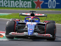 Daniel Ricciardo of Australia drives the (3) Visa Cash app RB VCARB01 Honda RBPT during the Formula 1 Pirelli Gran Premio d'Italia 2024 in M...