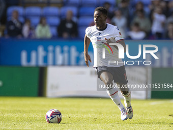 During the Sky Bet League 1 match between Bolton Wanderers and Exeter City at the Toughsheet Stadium in Bolton, England, on August 31, 2024....