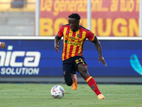 Lameck Banda of US Lecce is in action during the Serie A match between Lecce and Cagliari in Lecce, Italy, on August 31, 2024. (