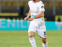 Razvan Marin of Cagliari Calcio is in action during the Serie A match between Lecce and Cagliari in Lecce, Italy, on August 31, 2024. (