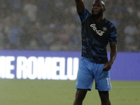 Romelu Lukaku of Napoli before the Serie A soccer match SSC Napoli - Parma Calcio at Stadio Maradona in Naples, Italy, on August 31, 2024. (