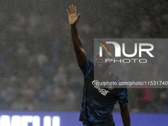 Romelu Lukaku of Napoli before the Serie A soccer match SSC Napoli - Parma Calcio at Stadio Maradona in Naples, Italy, on August 31, 2024. (