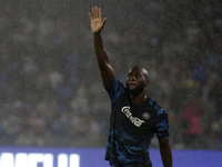 Romelu Lukaku of Napoli before the Serie A soccer match SSC Napoli - Parma Calcio at Stadio Maradona in Naples, Italy, on August 31, 2024. (