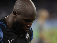 Romelu Lukaku of Napoli during the Serie A soccer match SSC Napoli vs. Parma Calcio at Stadio Maradona in Naples, Italy, on August 31, 2024....