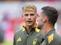 Zach Abbott of Nottingham Forest during the Premier League match between Nottingham Forest and Wolverhampton Wanderers at the City Ground in...