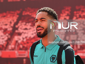 Matheus Cunha of Wolverhampton Wanderers during the Premier League match between Nottingham Forest and Wolverhampton Wanderers at the City G...