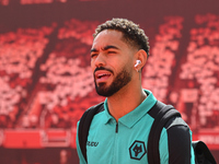 Matheus Cunha of Wolverhampton Wanderers during the Premier League match between Nottingham Forest and Wolverhampton Wanderers at the City G...