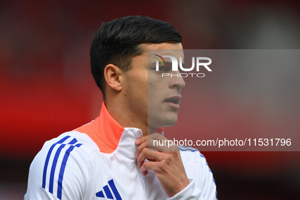 Ramon Sosa of Nottingham Forest during the Premier League match between Nottingham Forest and Wolverhampton Wanderers at the City Ground in...