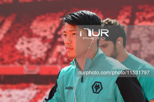 Hwang Hee-Chan of Wolverhampton Wanderers during the Premier League match between Nottingham Forest and Wolverhampton Wanderers at the City...