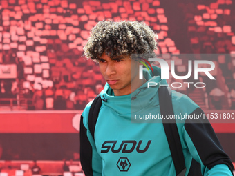 Pedro Lima of Wolverhampton Wanderers during the Premier League match between Nottingham Forest and Wolverhampton Wanderers at the City Grou...