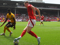 Elliott Anderson of Nottingham Forest is in action during the Premier League match between Nottingham Forest and Wolverhampton Wanderers at...