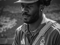 Ola Aina of Nottingham Forest during the Premier League match between Nottingham Forest and Wolverhampton Wanderers at the City Ground in No...