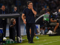 Fabio Pecchia Head Coach of Parma Calcio during the Serie A match between SSC Napoli and Parma Calcio at Stadio Diego Armando Maradona Naple...