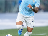 Taty Castellanos of SS Lazio controls the ball during the Serie A Enilive match between SS Lazio and AC Milan at Stadio Olimpico on Aug 31,...