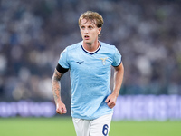 Nicolo' Rovella of SS Lazio looks on during the Serie A Enilive match between SS Lazio and AC Milan at Stadio Olimpico on Aug 31, 2024 in Ro...