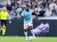 Nuno Tavares of SS Lazio during the Serie A Enilive match between SS Lazio and AC Milan at Stadio Olimpico on Aug 31, 2024 in Rome, Italy. (