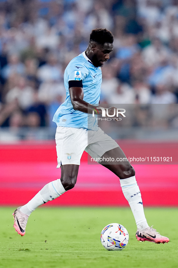 Boulaye Dia of SS Lazio during the Serie A Enilive match between SS Lazio and AC Milan at Stadio Olimpico on Aug 31, 2024 in Rome, Italy. 