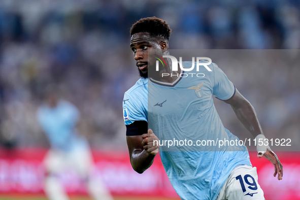 Boulaye Dia of SS Lazio during the Serie A Enilive match between SS Lazio and AC Milan at Stadio Olimpico on Aug 31, 2024 in Rome, Italy. 