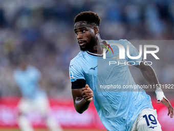 Boulaye Dia of SS Lazio during the Serie A Enilive match between SS Lazio and AC Milan at Stadio Olimpico on Aug 31, 2024 in Rome, Italy. (