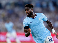 Boulaye Dia of SS Lazio during the Serie A Enilive match between SS Lazio and AC Milan at Stadio Olimpico on Aug 31, 2024 in Rome, Italy. (