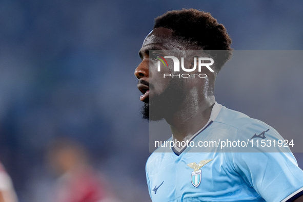 Boulaye Dia of SS Lazio during the Serie A Enilive match between SS Lazio and AC Milan at Stadio Olimpico on Aug 31, 2024 in Rome, Italy. 