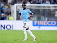 Loum Tchaouna of SS Lazio during the Serie A Enilive match between SS Lazio and AC Milan at Stadio Olimpico on Aug 31, 2024 in Rome, Italy....