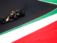 Max Verstappen of Red Bull Racing drives a car on the track during the third practice session, ahead of the Italian Formula One Grand Prix a...