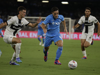 Giacomo Raspadori of Napoli during the Serie A soccer match SSC Napoli vs. Parma Calcio at Stadio Maradona in Naples, Italy, on August 31, 2...