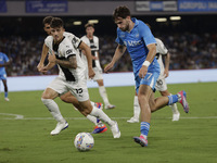 Khvicha Kvaratskhelia of Napoli during the Serie A soccer match between SSC Napoli and Parma Calcio at Stadio Maradona in Naples, Italy, on...