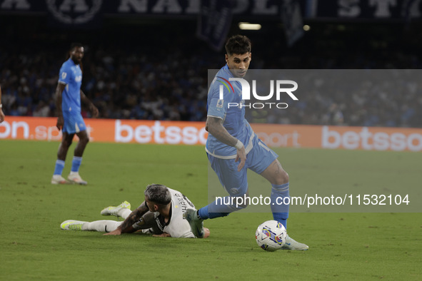 Mathias Olivera of Napoli during the Serie A soccer match SSC Napoli vs. Parma Calcio at Stadio Maradona in Naples, Italy, on August 31, 202...