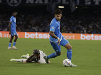 Mathias Olivera of Napoli during the Serie A soccer match SSC Napoli vs. Parma Calcio at Stadio Maradona in Naples, Italy, on August 31, 202...