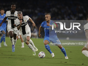 Stanislav Lobotka of Napoli during the Serie A soccer match SSC Napoli vs. Parma Calcio at Stadio Maradona in Naples, Italy, on August 31, 2...