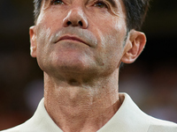 Marcelino Garcia Toral, head coach of Villarreal CF, looks on prior to the LaLiga EA Sports match between Valencia CF and Villarreal CF at M...