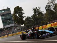 Esteban Ocon of Alpine during third practice ahead of the Formula 1 Italian Grand Prix at Autodromo Nazionale di Monza in Monza, Italy on Au...