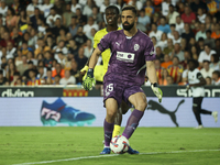 Giorgi Mamardashvili of Valencia CF during the La Liga match between Valencia CF and Villarreal CF at Mestalla Stadium in Valencia, Spain, o...