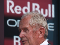 Helmut Marko before qualifying ahead of the Formula 1 Italian Grand Prix at Autodromo Nazionale di Monza in Monza, Italy on August 31, 2024....