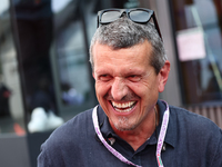 Guenther Steiner before qualifying ahead of the Formula 1 Italian Grand Prix at Autodromo Nazionale di Monza in Monza, Italy on August 31, 2...