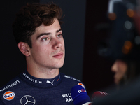 Franco Colapinto during qualifying ahead of the Formula 1 Italian Grand Prix at Autodromo Nazionale di Monza in Monza, Italy on August 31, 2...