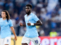 Boulaye Dia of SS Lazio looks on during the Serie A Enilive match between SS Lazio and AC Milan at Stadio Olimpico on Aug 31, 2024 in Rome,...