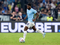 Nuno Tavares of SS Lazio during the Serie A Enilive match between SS Lazio and AC Milan at Stadio Olimpico on Aug 31, 2024 in Rome, Italy. (