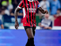 Fikayo Tomori of AC Milan during the Serie A Enilive match between SS Lazio and AC Milan at Stadio Olimpico on Aug 31, 2024 in Rome, Italy....