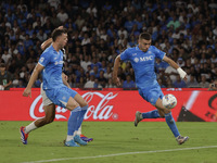 Alessandro Buongiorno of Napoli during the Serie A soccer match SSC Napoli vs. Parma Calcio at Stadio Maradona in Naples, Italy, on August 3...